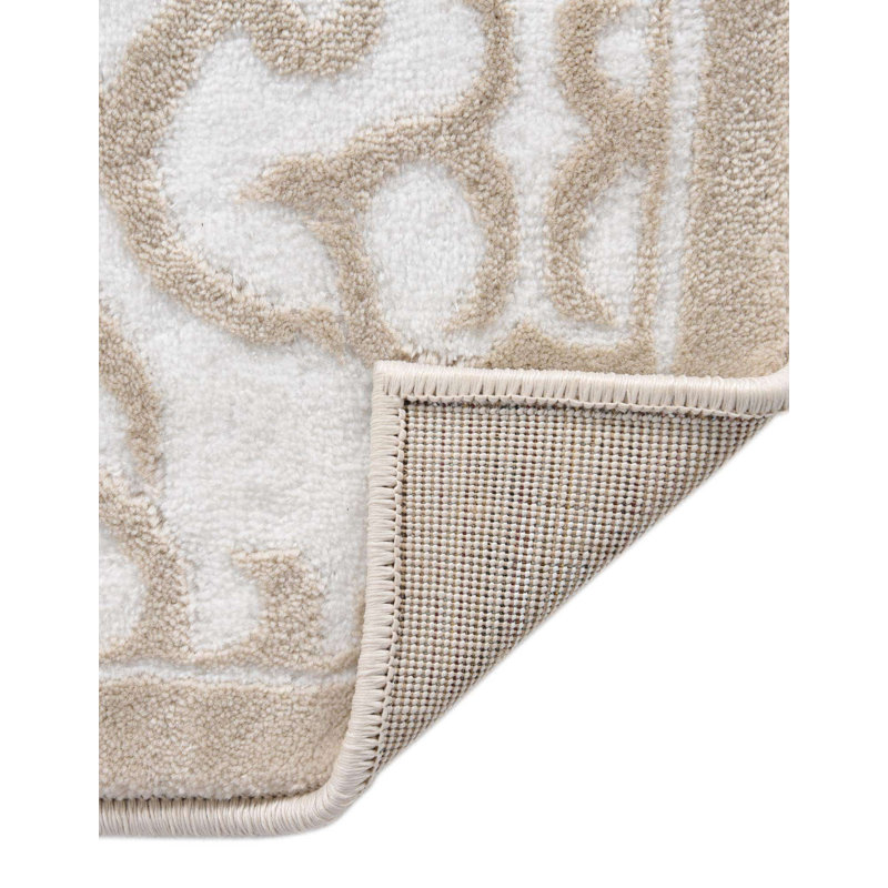 Anah Damask Indoor Rug, Octagon 6' x 6'