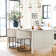 Canio Upholstered Counter Stool with Metal Frame