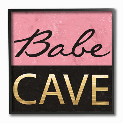 Babe Cave - reproduction d'art textuel