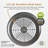 Tower T900217 Cerastone Pro 22cm Forged Aluminium Saucepan with Tempered Glass Lid, Non-Stick Coating, Graphite