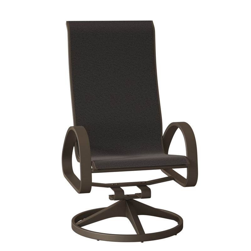 Fauteuil de patio pivotant Hiraku, Désert texturé, Ombre Augustine