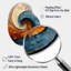 Landis Collage Spiral - Abstract Spirals, art asymétrique en métal, impression moderne de forme irrégulière-105754863