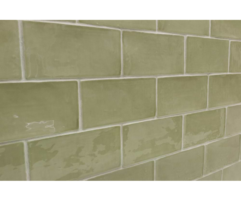 Lancaster 3x6 Polished Ceramic Subway Tile, Noir