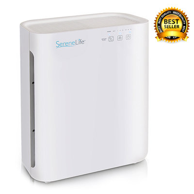 SereneLife Tabletop Air Purifier for 430 Cubic Feet