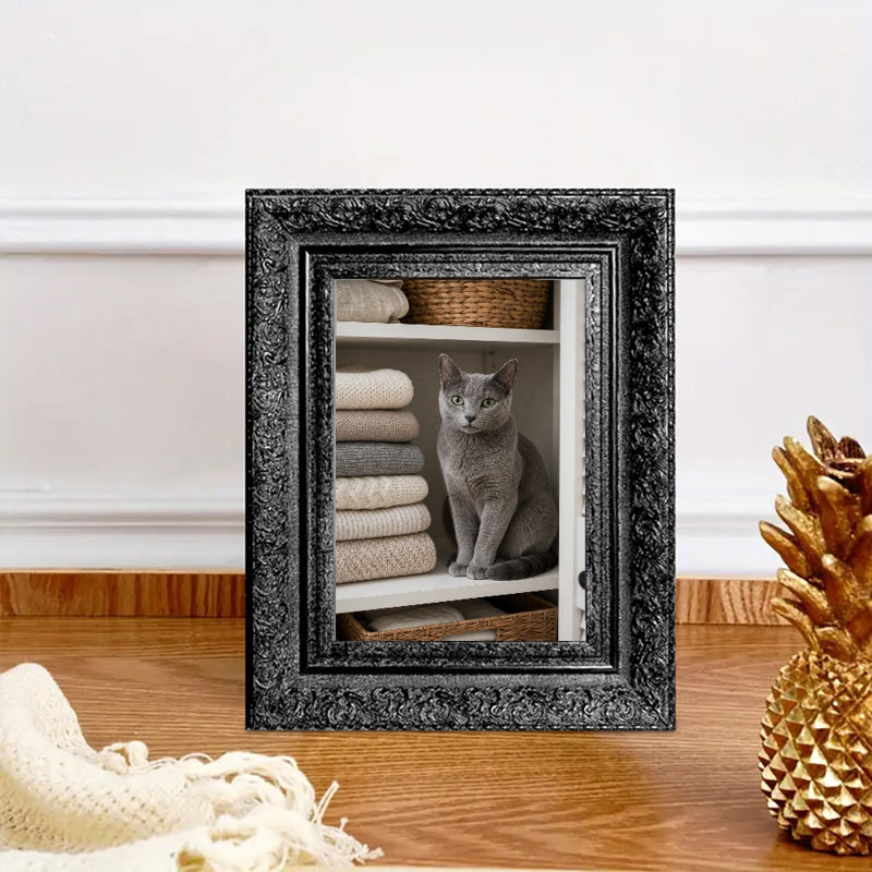 Cadre photo noir 1PC 11 "x 14" avec forme rectangulaire classique, Noir, 1, L 11 po x H 14 po