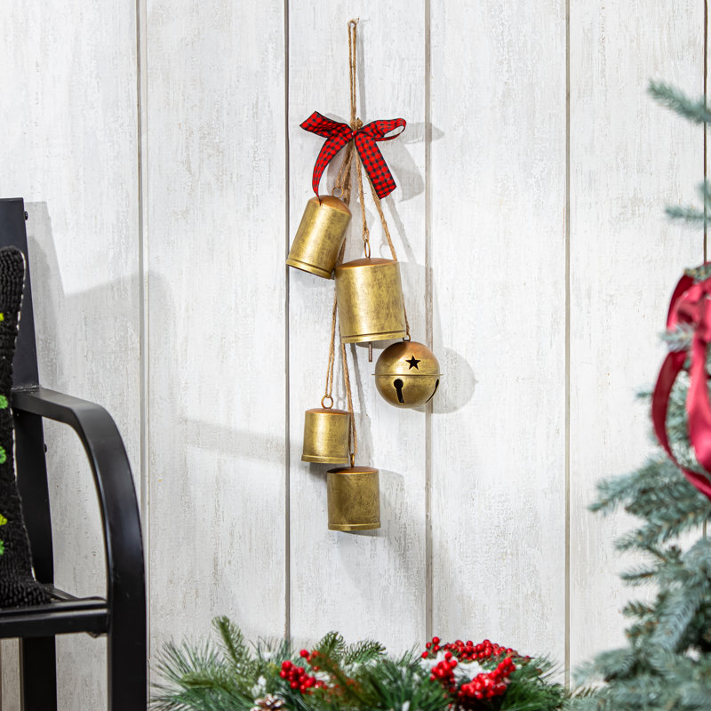 Décoration suspendue cloche de Noël 24 po