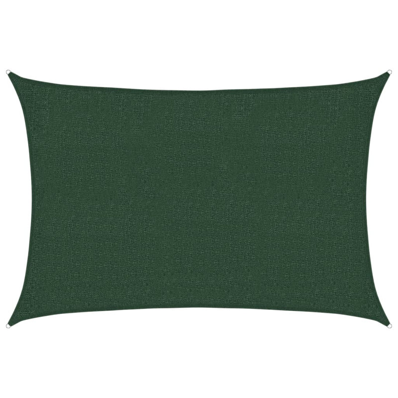 Azcuy 2m x 2.5m Rectangular Shade Sail, Dark Green, 2m x 2.5m