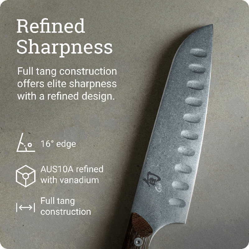 Kanso 7'' L Santoku Knife