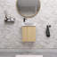 Meuble-lavabo simple 16 po avec plateau en résine Jaiona-65472987