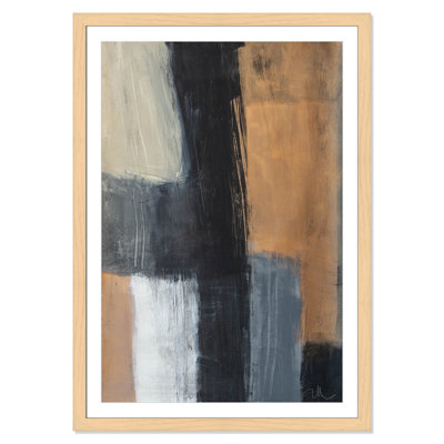 Karl Metallic Slate II Framed On Paper by  Print