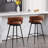 Kymberlynn Swivel Upholstered Low Back Bar & Counter Stool With Metal Frame-1853018751-1853018748