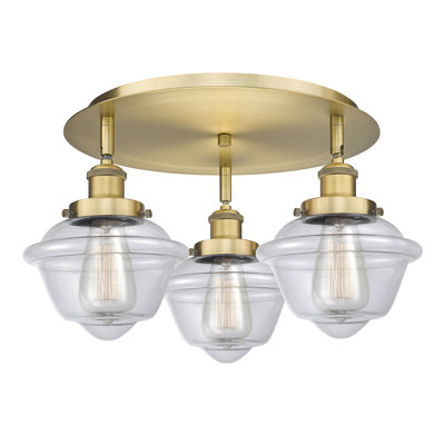Grourke Glass Flush Mount