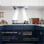 Hotte de cuisine encastrable 42 pouces 900 CFM en acier inoxydable avec contrôle des mouvements-118019023