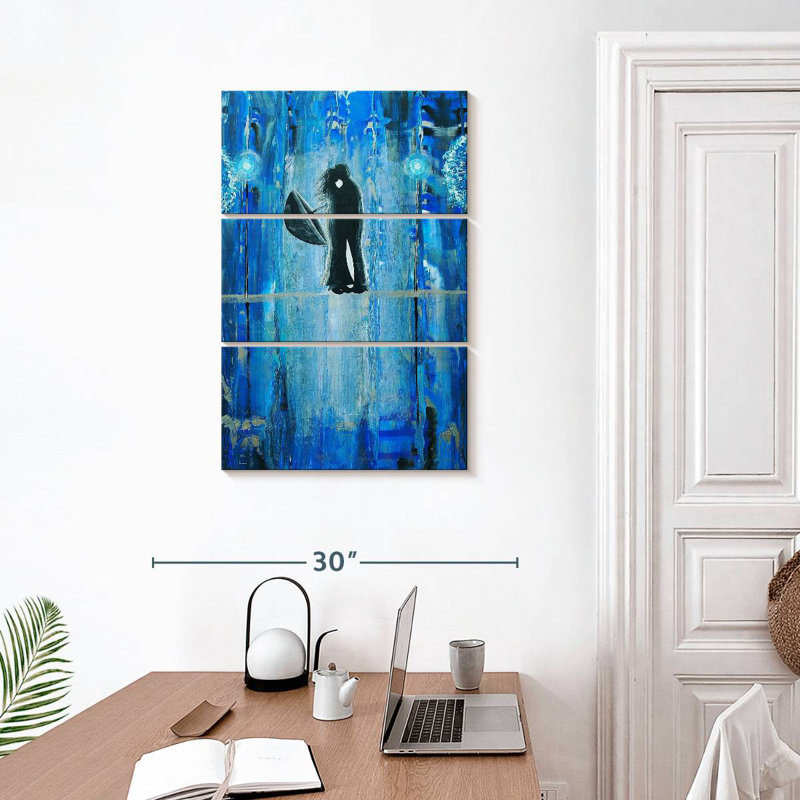Sapphire Rain Romance, H 32 po x l 20 po