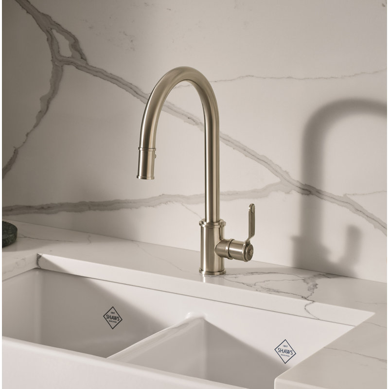 Armstrong Pull-Down Touchless Kitchen Faucet, Satin Nickel