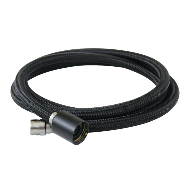 Kingston Brass 59-Inch Braided Pull Down Kitchen Faucet Spray Hose, Matte Black