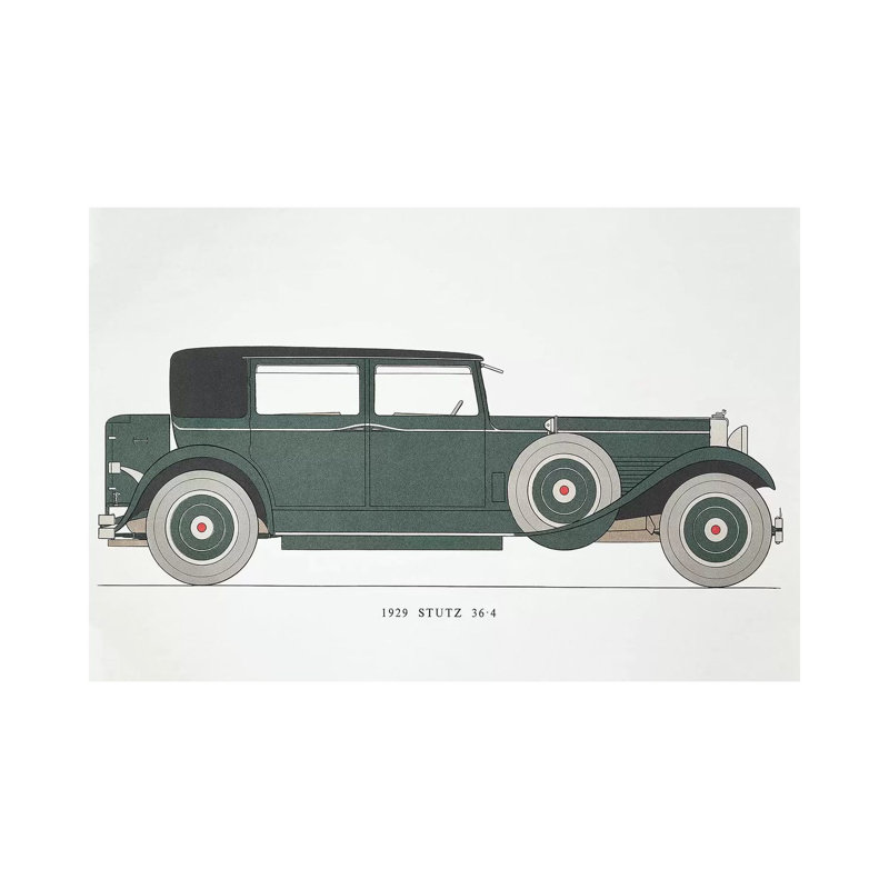 Automobile: Stutz, 1929 - Wrapped Canvas Print, 66.04 cm H x 45.72 cm W x 1.91 cm D