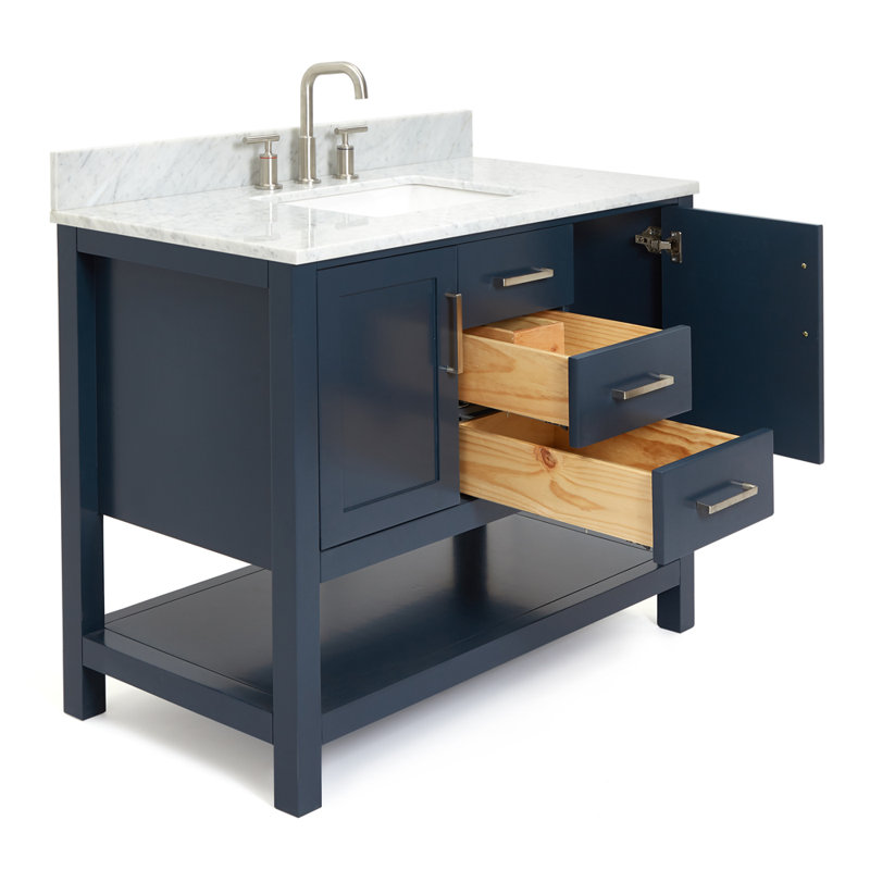 Bayhill 43'' W Single Vanity, Midnight Blue