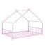 Structure de lit en métal avec toit classique-129109605