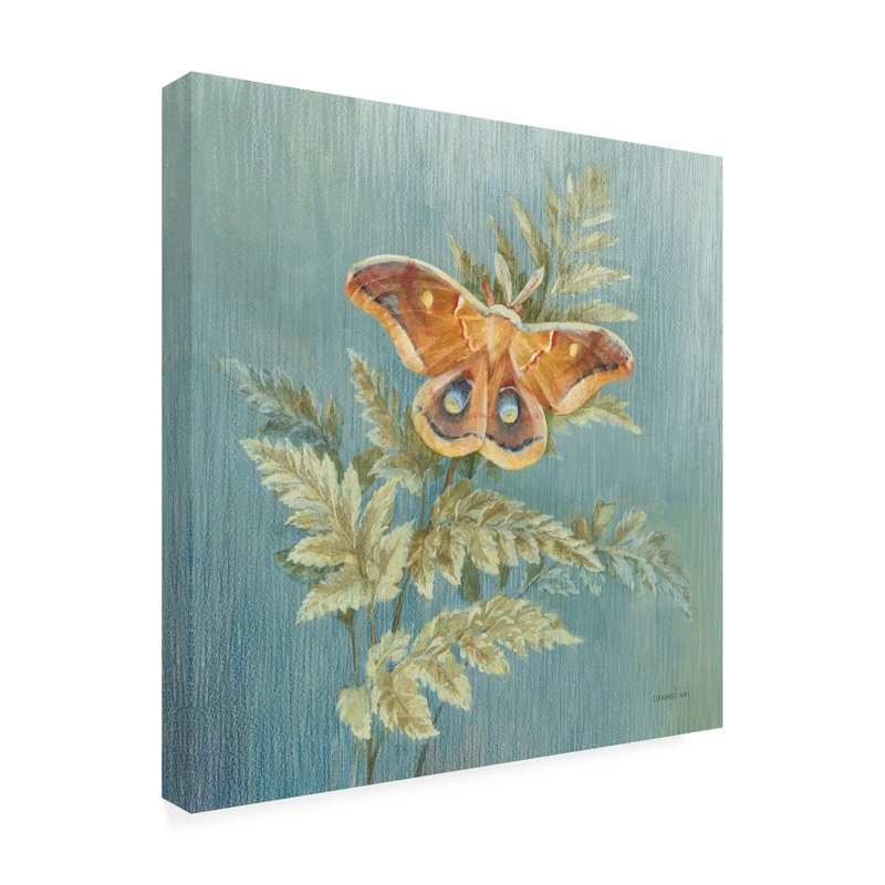 Art sur toile bleu Danhui Nai, H 14 po x l 14 po