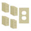 Plaques murales sans vis ENERLITES - Rectangle, ivoire-91290704-132282283