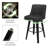 George Oliver Loriell Swivel Counter Stools with Solid Wood Frame-618343077-618140948-618140949