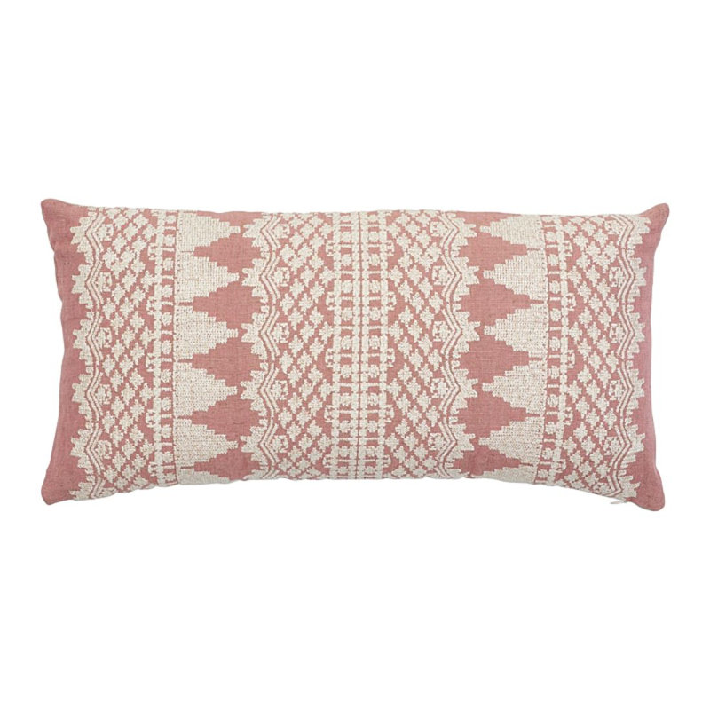 Wentworth Embroidery Pillow, Rose