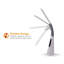 Lampe de bureau verte 7,87 po USB