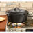 Lodge Logic Cast Iron Dutch Oven 12 in. 7 qt Black