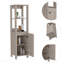 Armoire à linge à 4 tablettes-2012026251