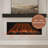 Highmark 50" Recessed or Wall Mounted Electric Fireplace Heater, 10 Flame Colors, Google & Alexa Compatible, Logs & Crystals, Remote Control-1372093738