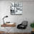 Stunning Decorative Tempered Glass Painting, 19.7 x 19.7 Inches | 100% Tempered Glass, Thickness: 0.16 Inches | UV Printing for Vibrant Colors | Perfect for Home Décor, Living Room or Office Wall Art