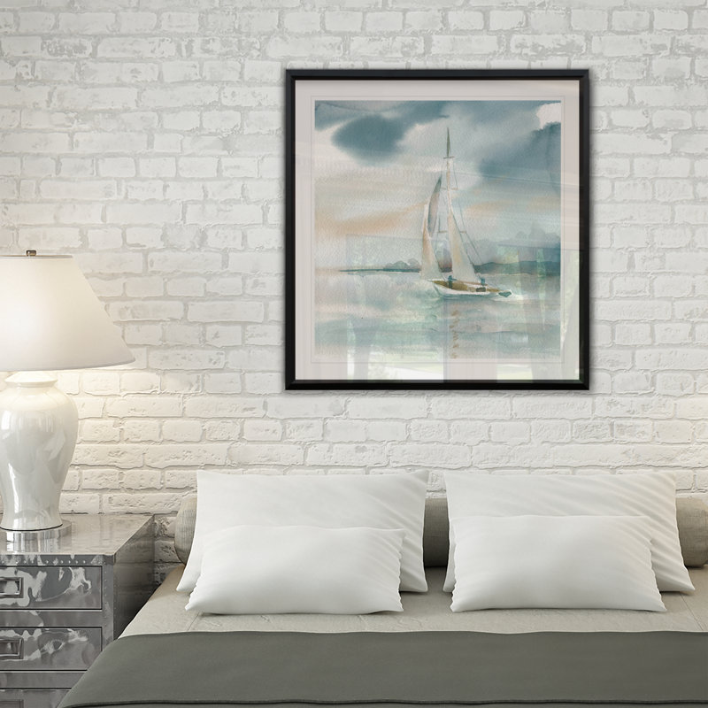 «Subtle Mist I», reproduction encadrée, H 17,5 po x l 17,5 po