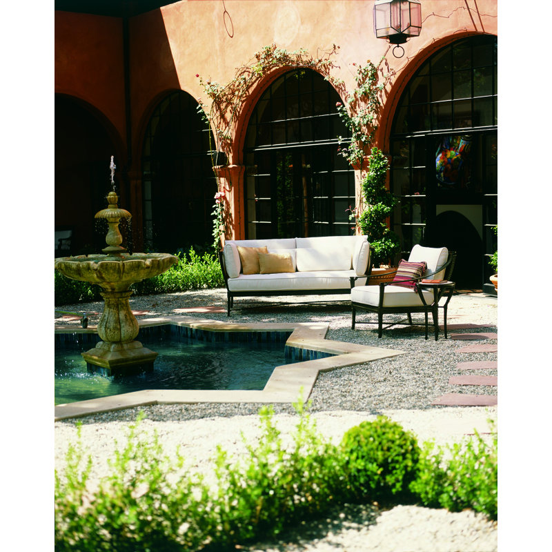 Andalusia Outdoor 2 - Seat Loveseat, White 71627L11
