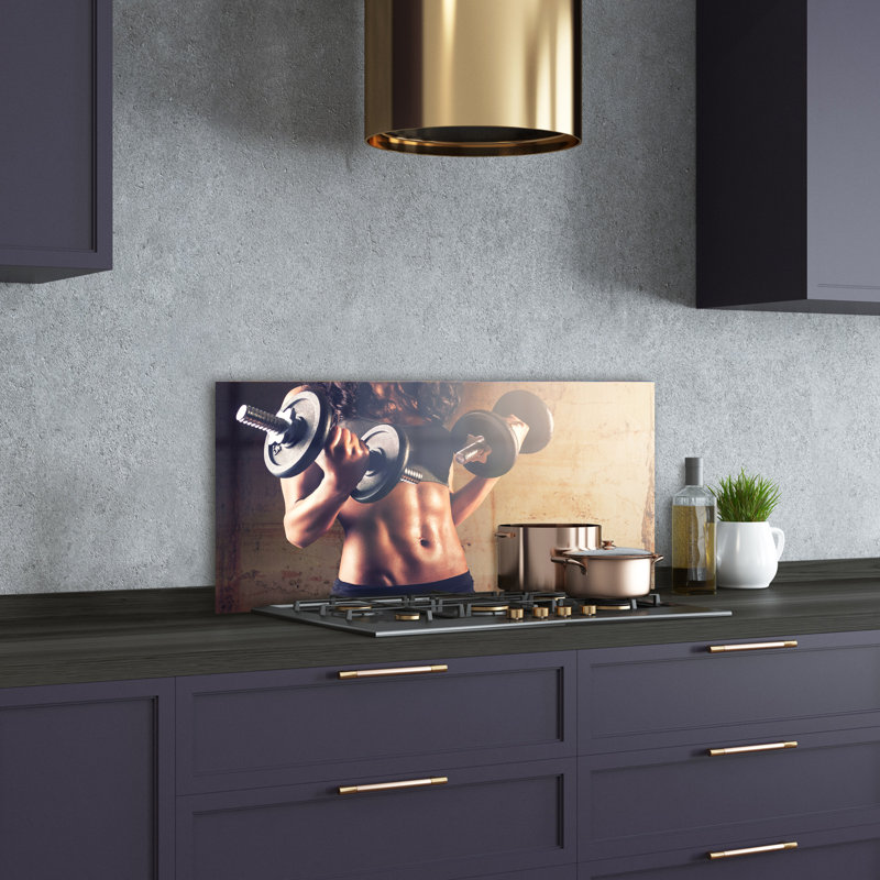 Louene 50cm W x 100cm L Glass Peel and Stick Panel
