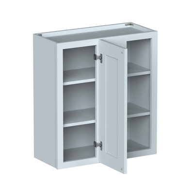 CASAINC Ready-to-Assemble W27"x D12"x H30" Kitchen Standard Corner Wall Cabinet