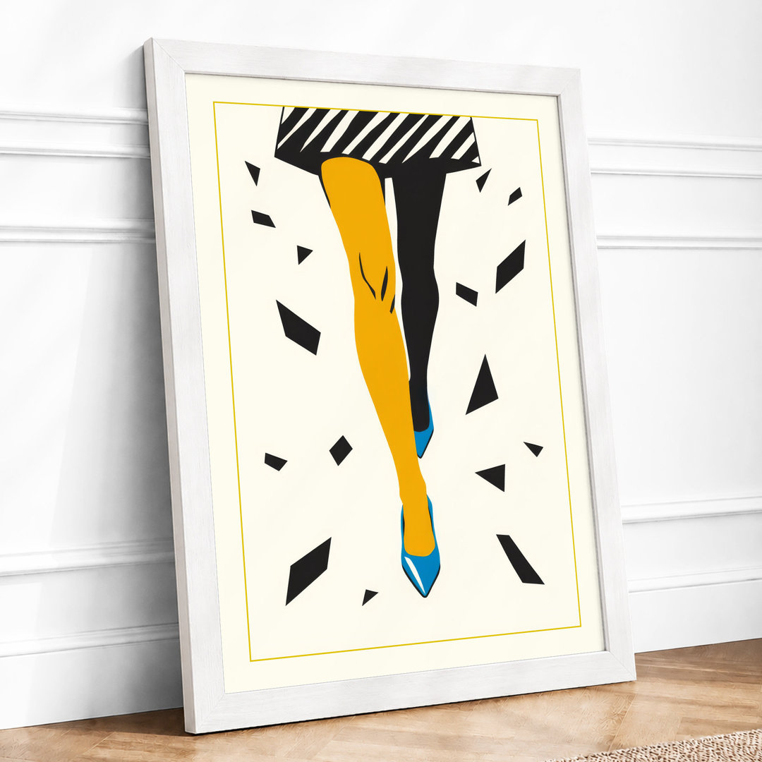 Pencil in Motion Modern Framed Art Print