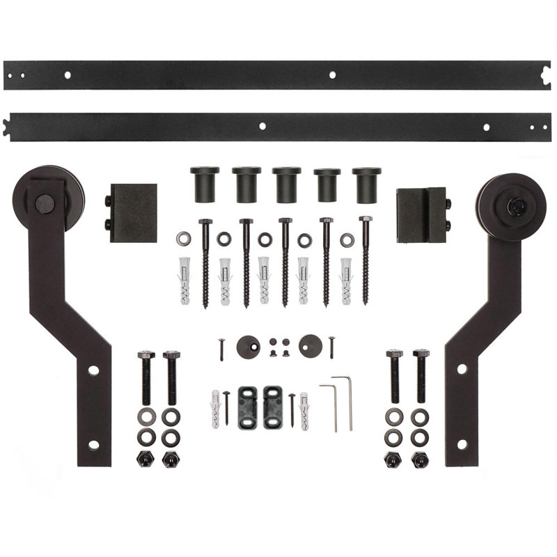 Bethania Single Bypass Barn Door Hardware Kit