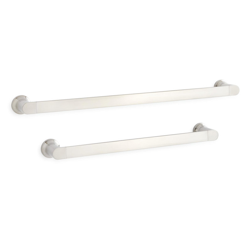 Barre à serviettes Berwyn, H 1,94 po x L 25,94 po x P 3,44 po, Nickel brossé