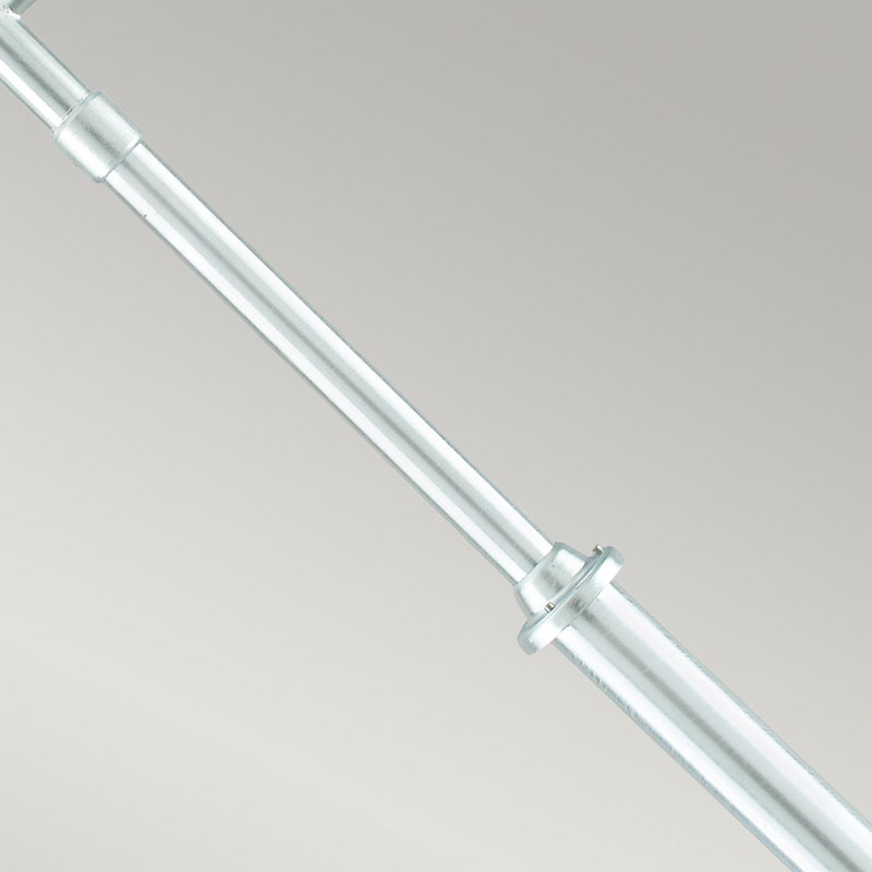 Shadyvale Transparent Lamp Post (Full), Galvanized
