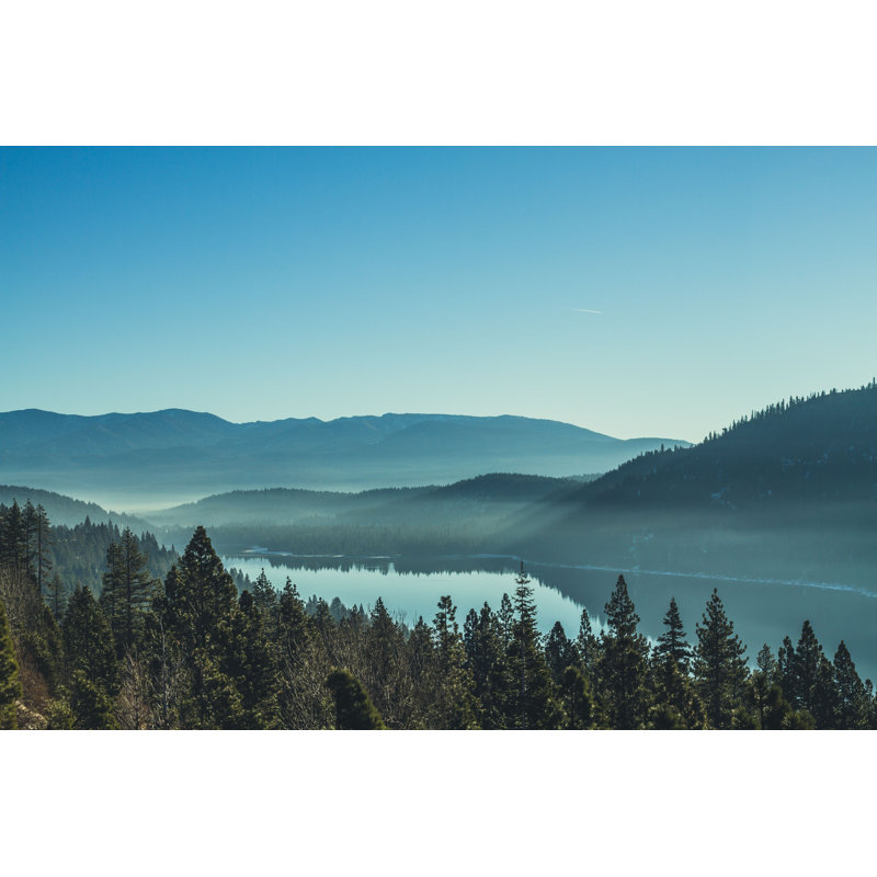 Vue de Kostya sur le lac Donner, Tahoe - reproduction, H 8 po x l 12 po
