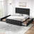 Bed Frame with Adjustable Headboard-2145460536-2115396300