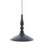 Whitlock 1 - Light Black Single Pendant