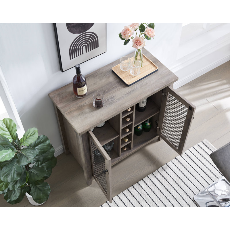 31.7'' Bar Cabinet, Gray