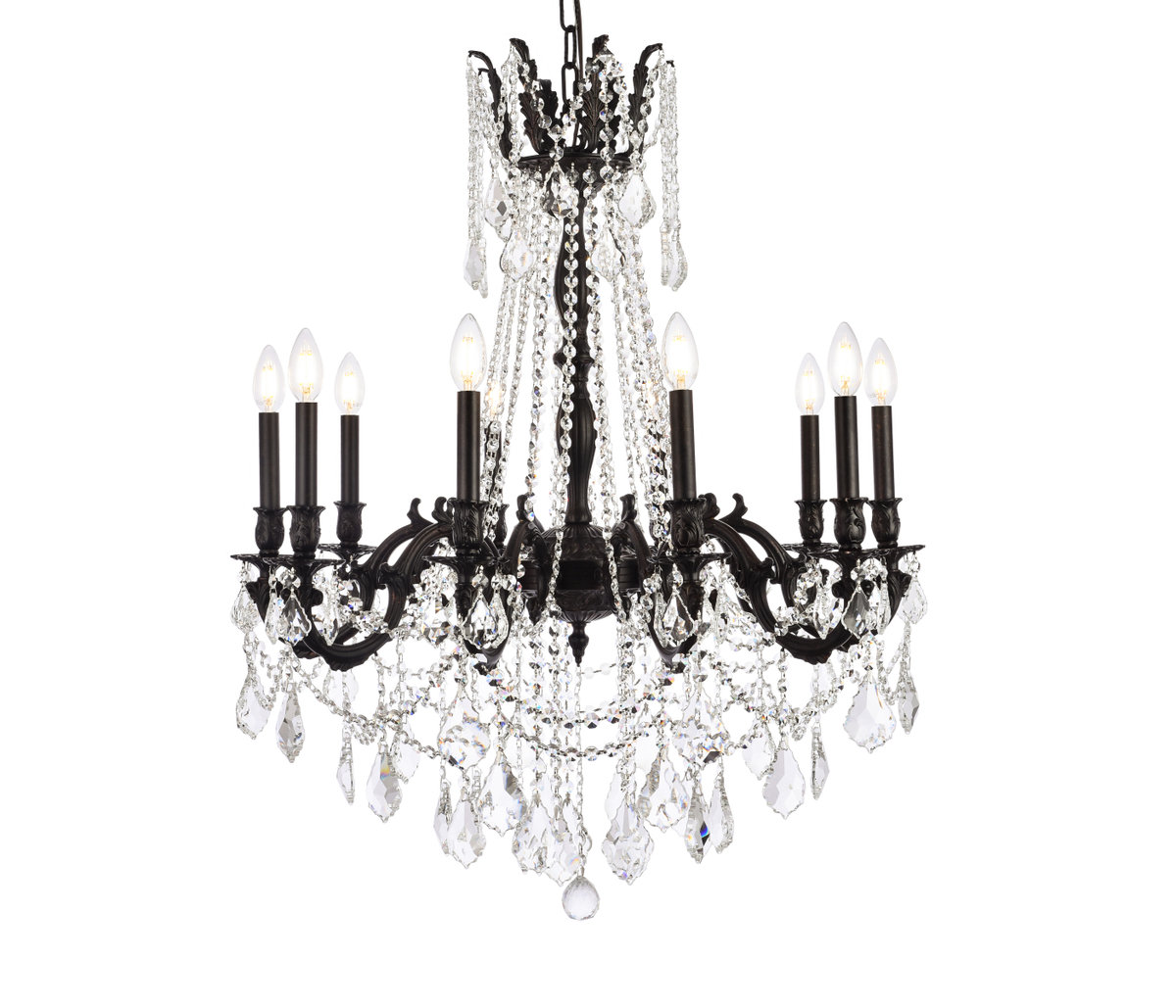Lark Manor Ashmin 10 - Light Candle Style Classic / Traditional Chandelier | Wayfair