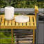 Table de balcons sur le balcon, table suspendue pliante d'extérieur, 4 tables de bar réglables en hauteur et peu encombrantes pour servir de la nourriture et étudier