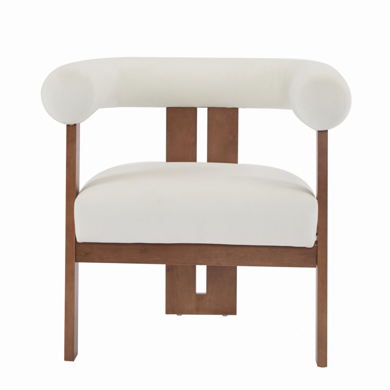 Fauteuil, fauteuil d'appoint rembourré à trois pieds