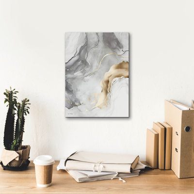 "Gray Art Marble II" par Seven Trees Design