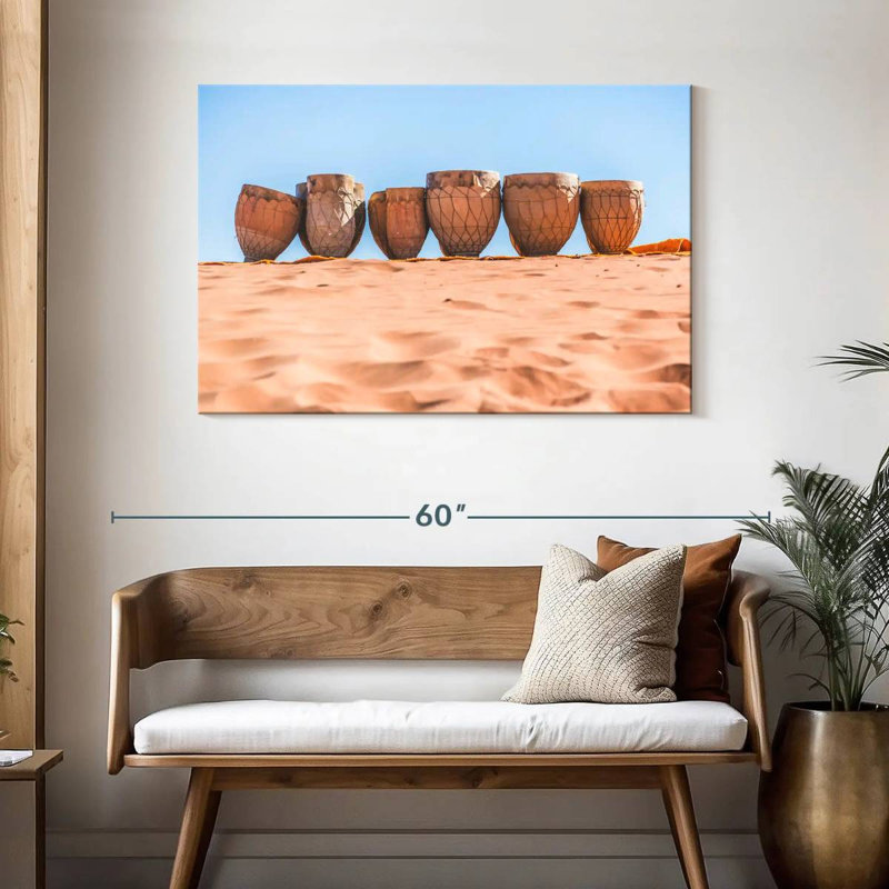 Abarca Desert Drums, 30" H x 45" W
