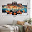 Mystic Dreamcatcher Dreamscape I - ensemble d'art mural spirituel en métal